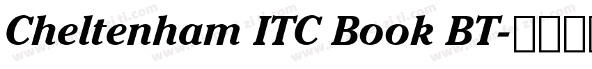 Cheltenham ITC Book BT字体转换